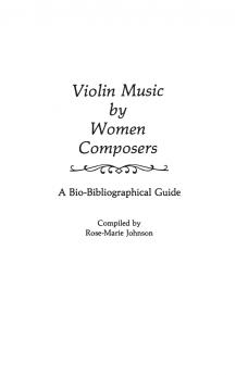 Violin Music by Women Composers