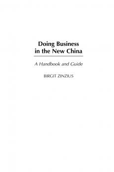 Doing Business in the New China Doing Business in the New China