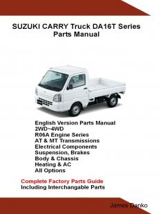 Suzuki Carry Truck DA16T Series Parts Manual
