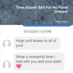 Time Stands Still For No Pants Dropper