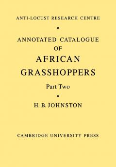 Annotated Catalogue of African Grasshoppers