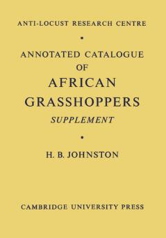 Annotated Catalogue of African Grasshoppers