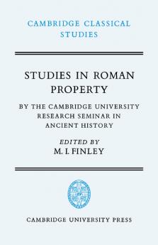 Studies in Roman Property
