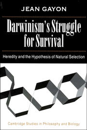 Darwinism's Struggle for Survival