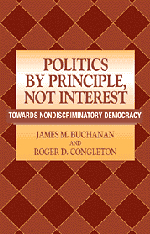 Politics by Principle Not Interest