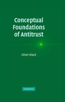 Conceptual Foundations of Antitrust