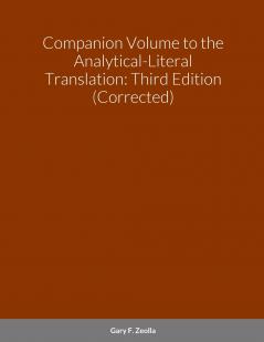 Companion Volume to the Analytical-Literal Translation