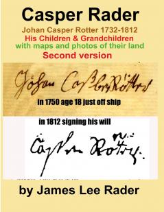 Casper Rader 1732-1812 Wythe county Virginia