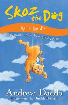 SKOZ THE DOG UP IN THE AIR