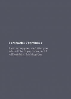 NKJV Bible Journal - 1-2 Chronicles Paperback | Softcover