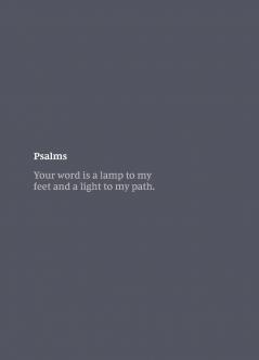 NKJV Bible Journal - Psalms Paperback Comfort Print | Softcover | Gray