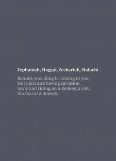 NKJV Bible Journal - Zephaniah Haggai Zechariah Malachi | Softcover