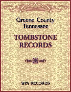Greene County Tennessee Tombstone Records