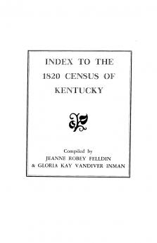 Index to the 1820 Census of Kentucky