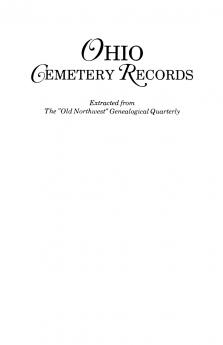 Ohio Cemetery Records