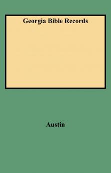 Georgia Bible Records
