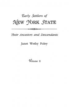 Early Settlers of New York State