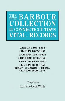 Barbour Collection of Connecticut Town Vital Records. Volume 6