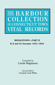 Barbour Collection of Connecticut Town Vital Records. Volume 27