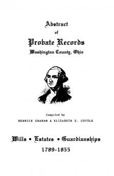 Abstract of Probate Records Washington County Ohio