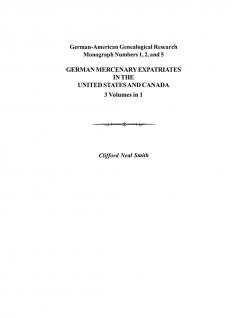 German Mercenary Expatriates in the U.S. & Canada Following the American Revolution