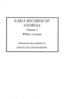 Early Records of Georgia
