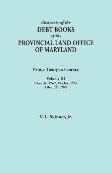Abstracts of the Debt Books of the Provincial Land Office of Maryland