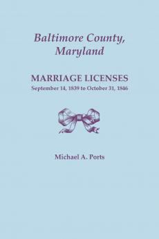 Baltimore County Maryland Marriage Licenses