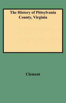 History of Pittsylvania County Virginia