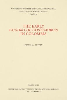 The Early Cuadro de costumbres in Colombia