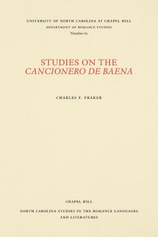 Studies on the Cancionero de Baena