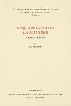 Jacques de la Taille's La Manière