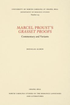 Marcel Proust's Grasset Proofs