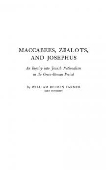 Maccabees Zealots and Josephus