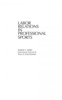 Labor Relations in Professional Sports