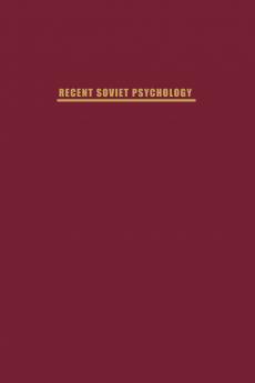 Recent Soviet Psychology