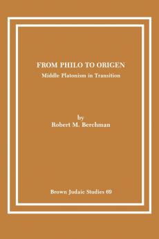 From Philo to Origen