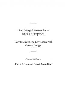 Teaching Counselors and Therapists