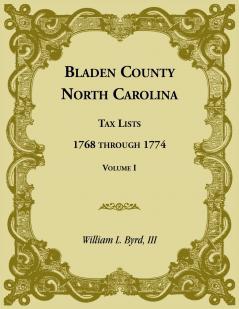 Bladen County North Carolina Tax Lists