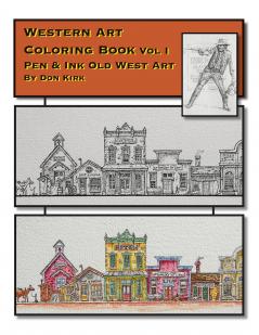 Western Art Coloring Book