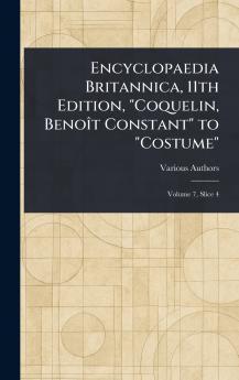 Encyclopaedia Britannica 11th Edition Coquelin Benoît Constant to Costume