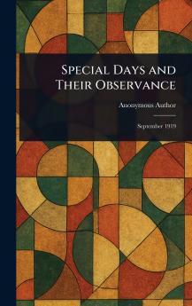 Special Days and Their Observance