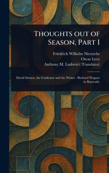 Thoughts out of Season Part I