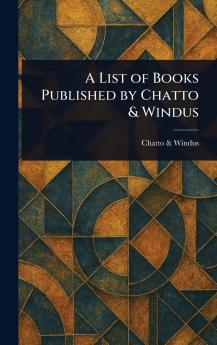 List of Books Published by Chatto & Windus