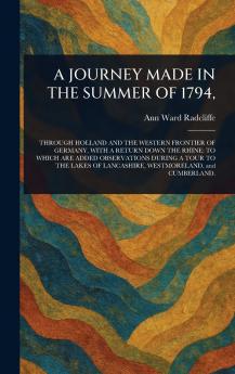 Journey Made in the Summer of 1794