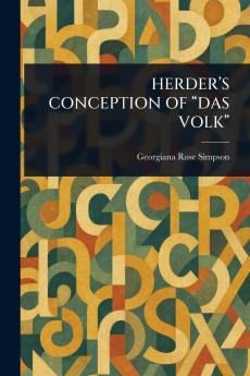 Herder's Conception of Das Volk