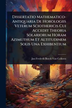 Dissertatio Mathematico-Antiquaria De Horologiis Veterum Sciothericis Cui Accedit Theoria Solariorum Horam Azimuthum Et Altitudinem Solis Una Exhibentium