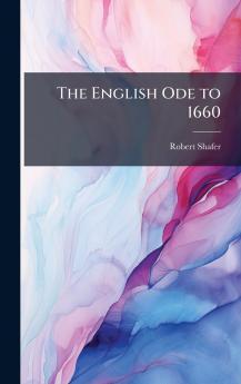 The English Ode to 1660