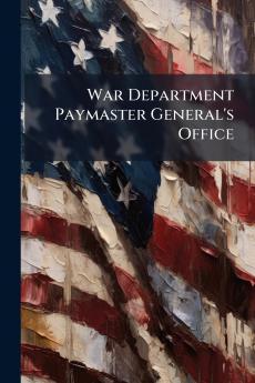 War Department Paymaster General's Office