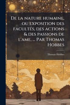 De la nature humaine ou exposition des facultÃ©s des actions & des passions de l'ame ... Par Thomas Hobbes